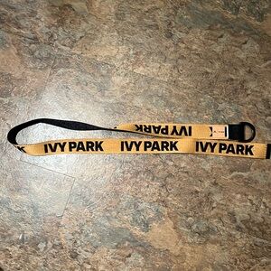 Adidas x Ivy Park Logo Reversible Belt Black/Mesa Drip 2.2 Black